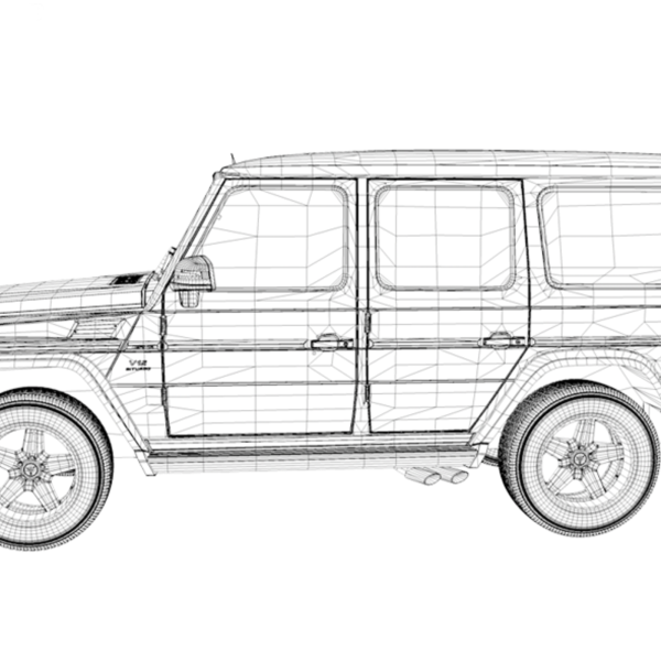 Чертеж Mercedes g class 1978