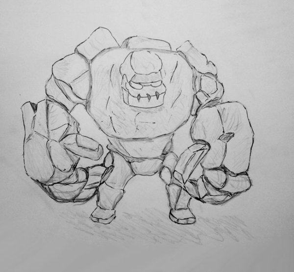 Голем из клэш оф кланс