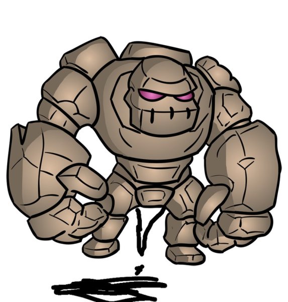 Каменные големы карандашом