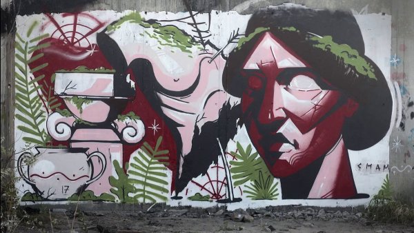 Граффити карандашом баллончик