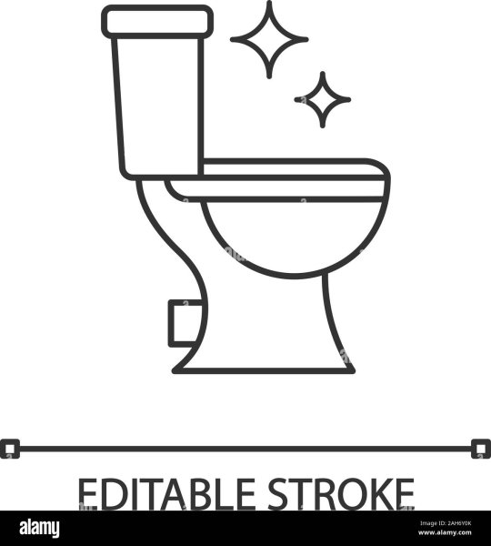 Унитаз черно белый рисунок