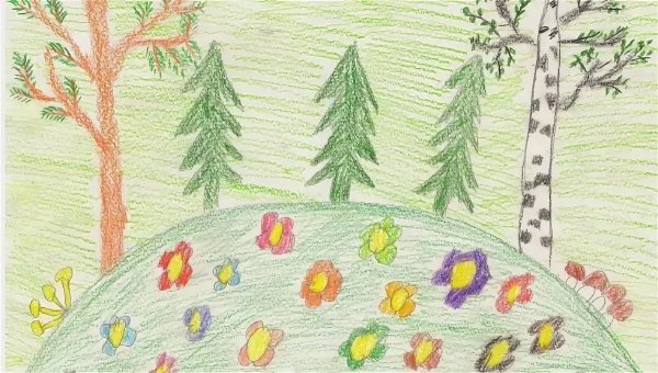 Рисунки зимы для срисовки