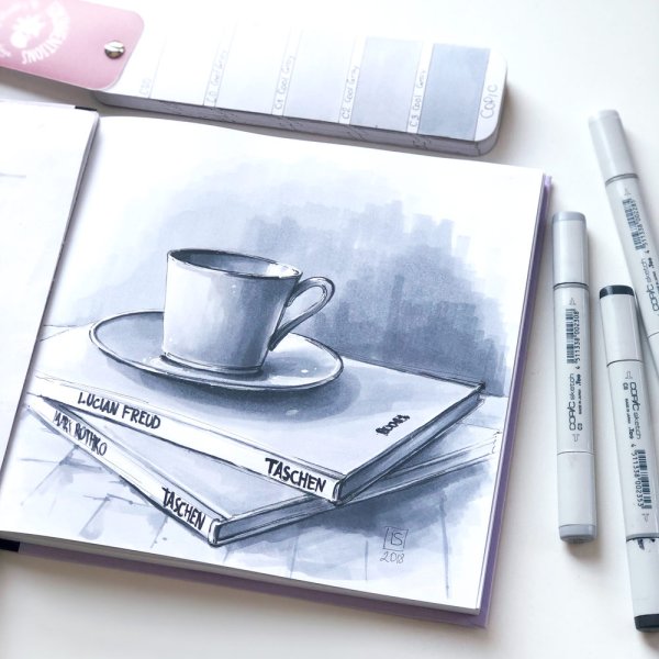 Скетчбук для рисования архитектура