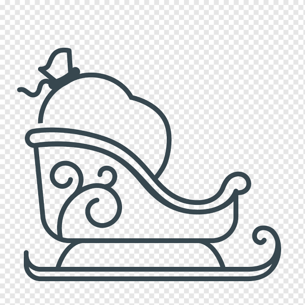 Сани раскраска