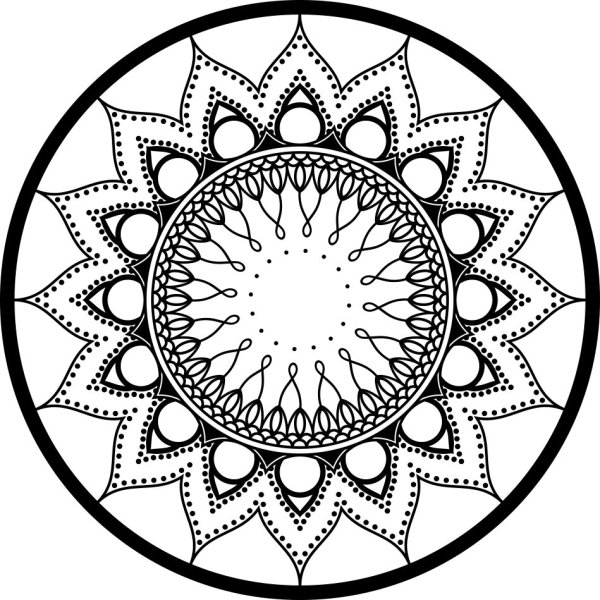 Мандала солнца Индия