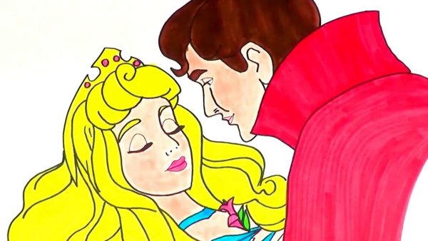 Рисунок спящей красавицы