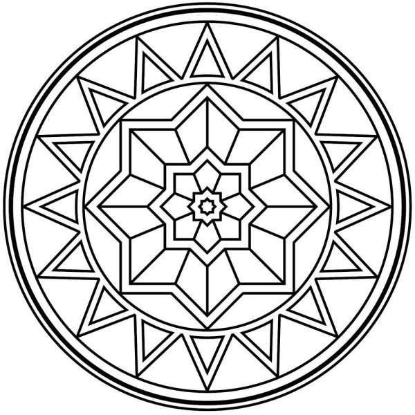 Орнамент в круге