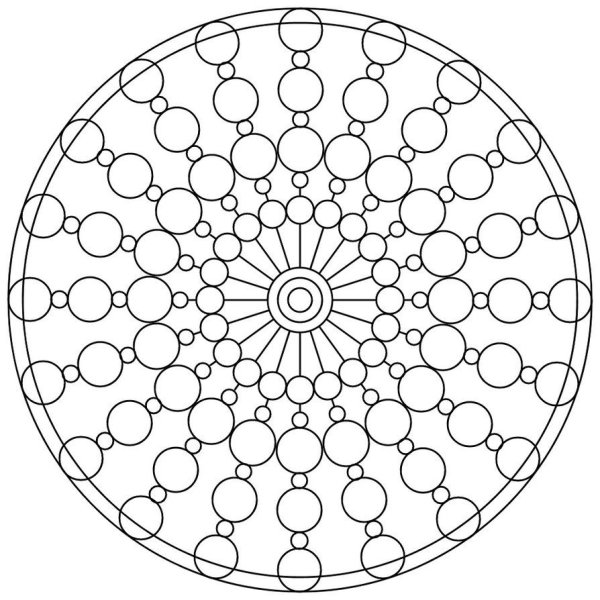 Мандала круглая