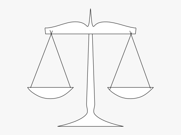 Весы раскраска для детей