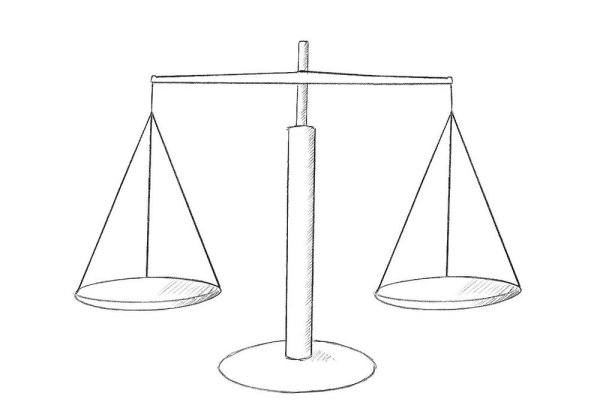 Весы раскраска