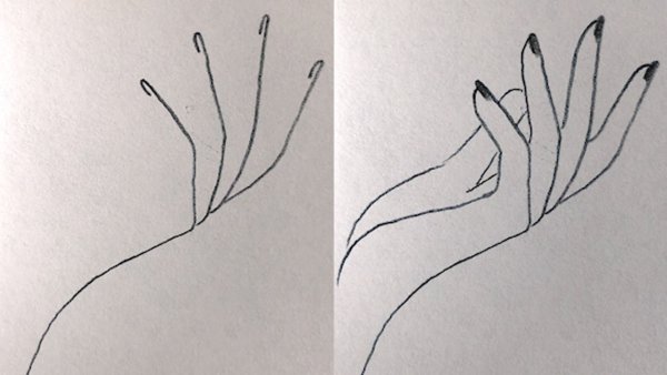 Руки для рисования правая