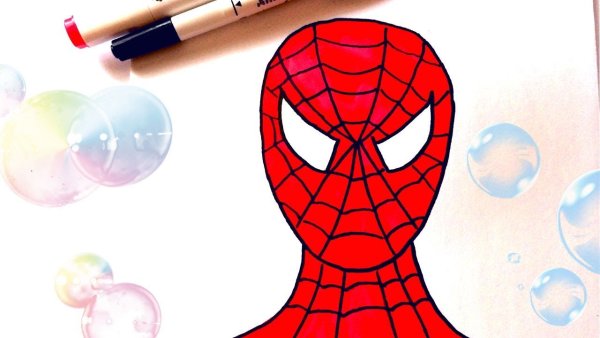 Нарисовать человека паука