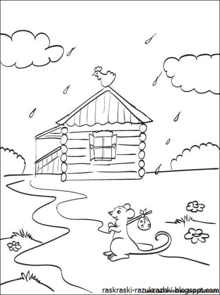 Теремок рисунок для детей