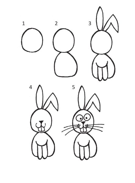 Схемы рисования для детей 5 лет