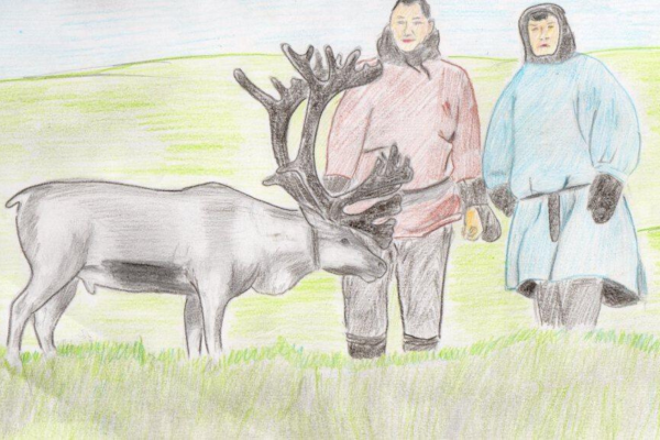 Рисование тундра