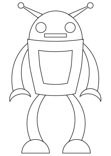 Раскраски. Роботы