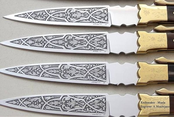 Травление на ноже Беркут