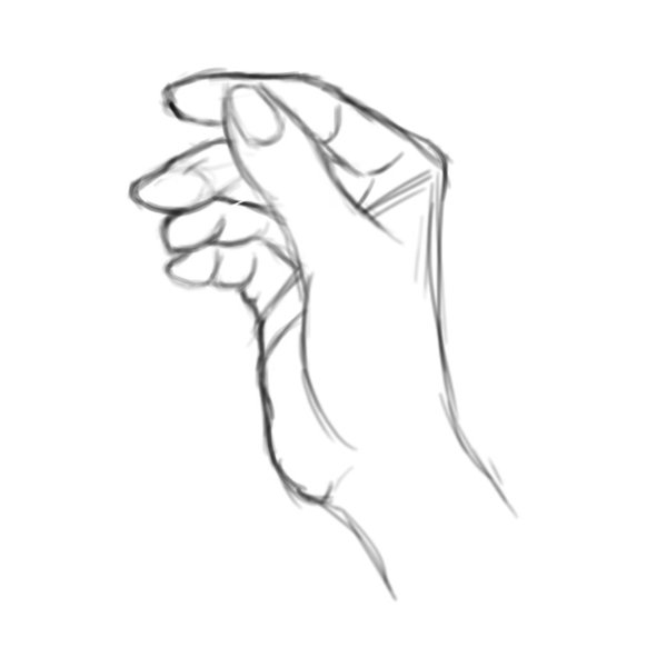 Руки карандашом для срисовки