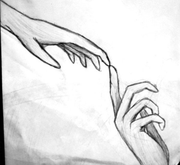 Рисунки для срисовки руки