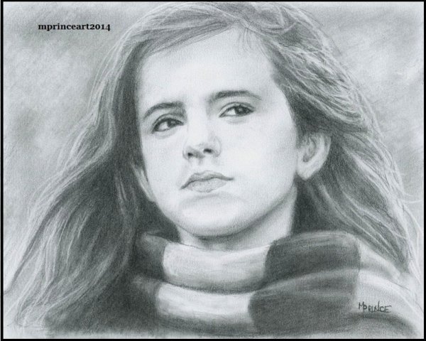 Эмма Уотсон рисунок