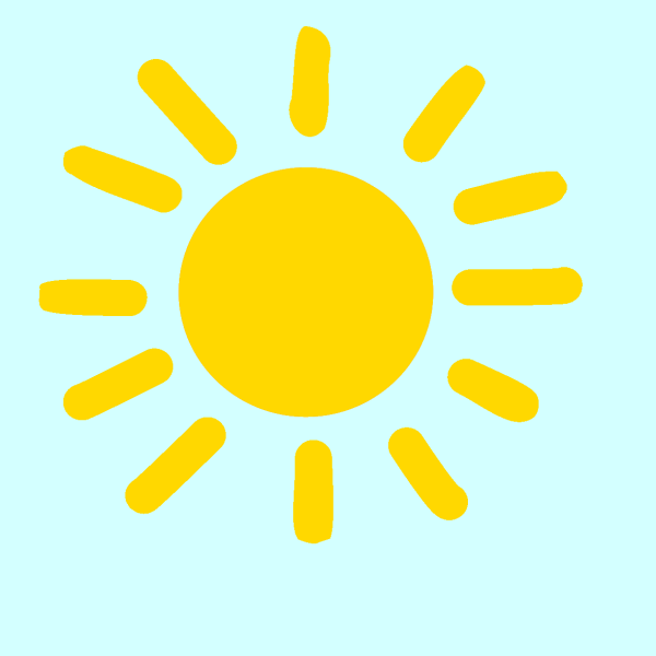 Солнце для рисования