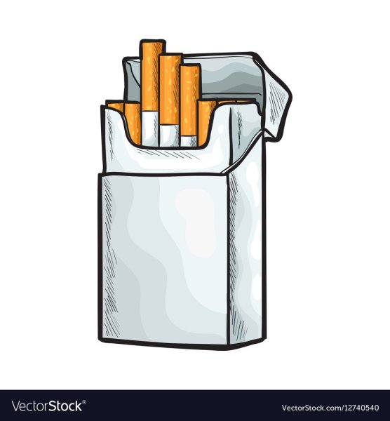 Пачка сигарет рисунок