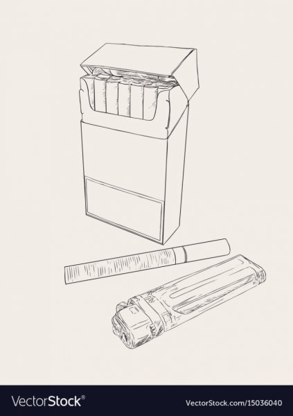 Нарисованная сигарета