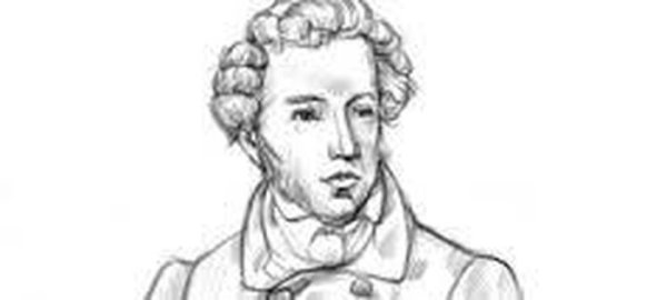 Портрет Александра Сергеевича Пушкина карандашом