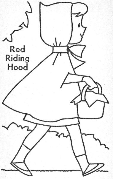 Раскраски Red riding Hood для детей