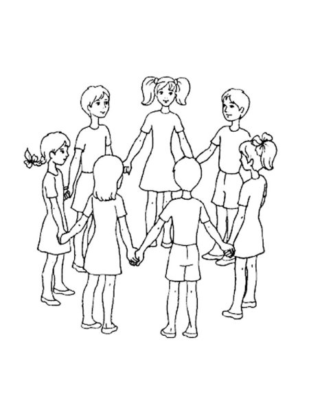 Хоровод рисунок