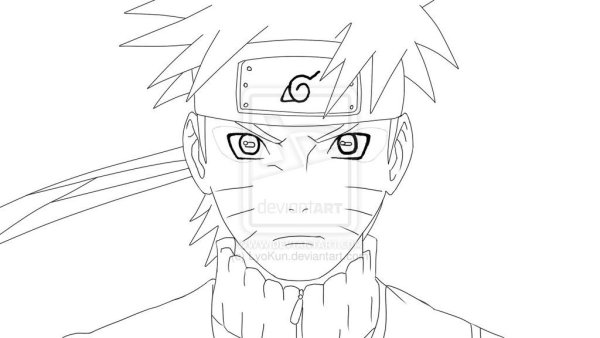 Стиль Наруто для рисования