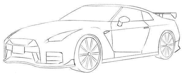 Машина рисунок