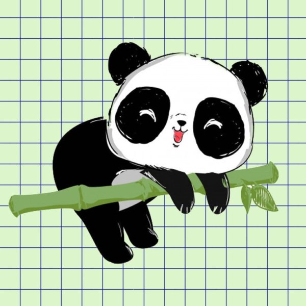 Картинки панды для срисовки