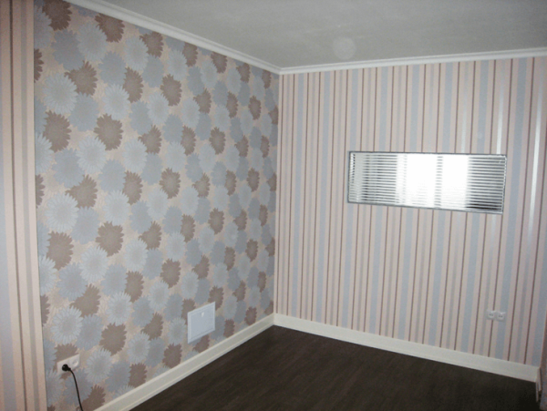 Поклейка обоев