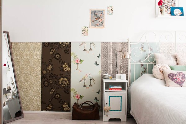 Скомбинировать остатки обоев