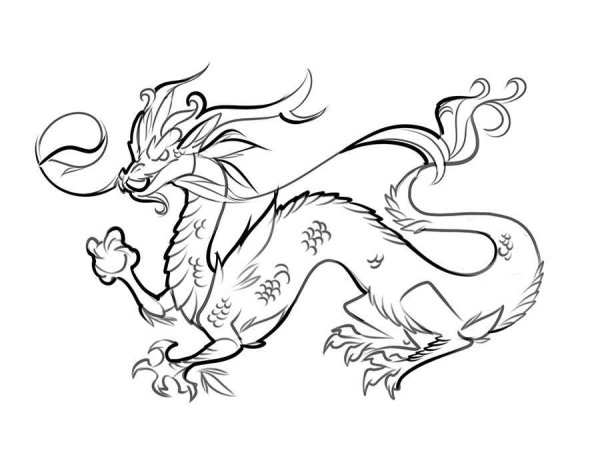 Лёгкие японские дракон