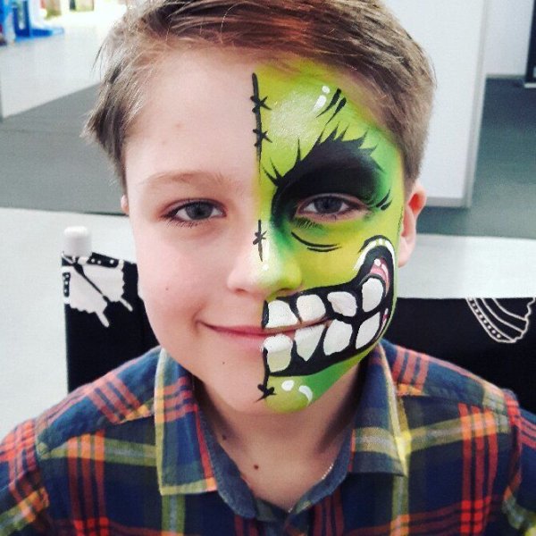 Грим для Хэллоуина для мальчиков
