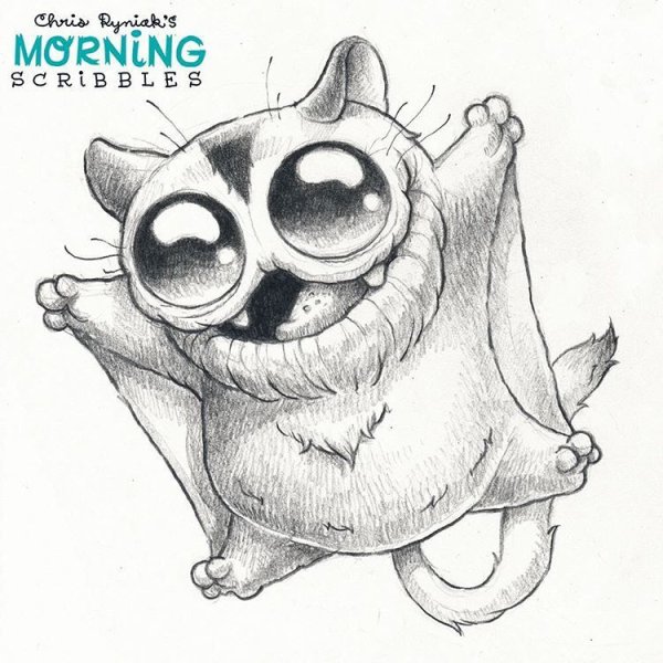 Монстрики для срисовки карандашом