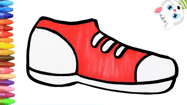 Обувь рисование в детском саду
