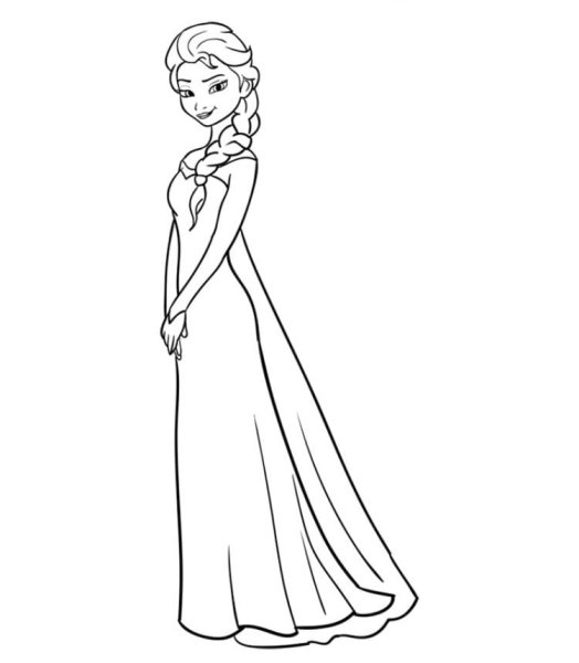 Эльза Фроузен портрет