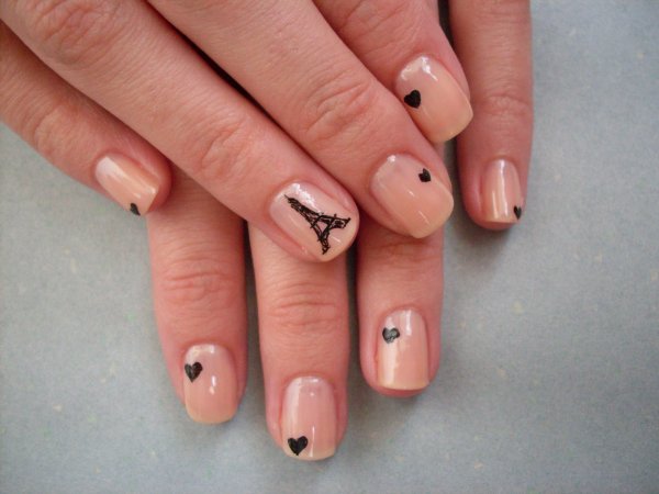 Ногти для подростков бежевые