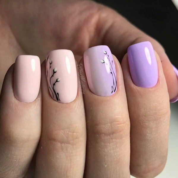 Маникюр простой и красивый