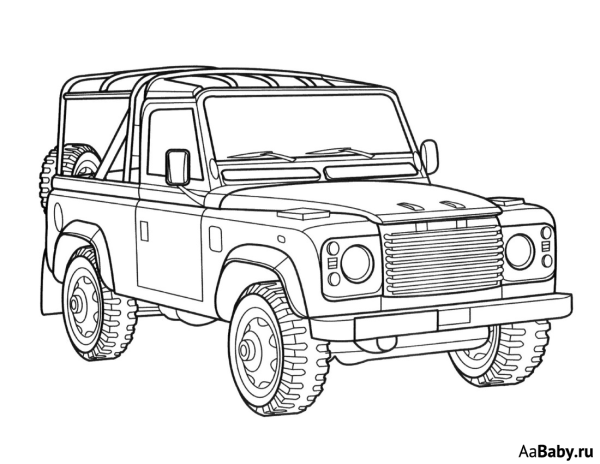 Nissan x-Trail раскраска