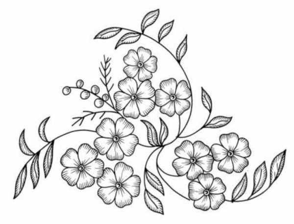 Эскизы для вышивки гладью для начинающих