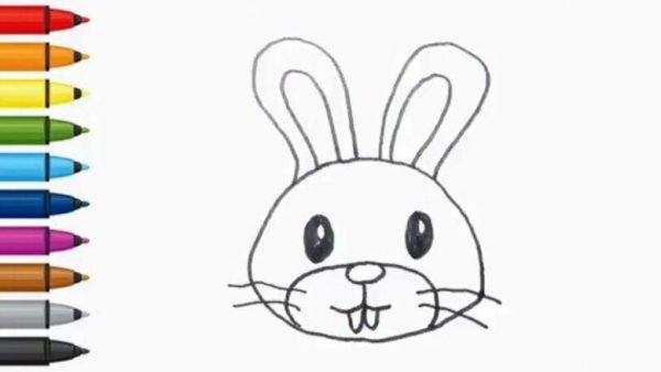 Заяц рисунок поэтапно