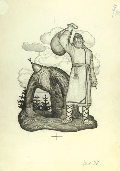 Илья рисунок Муромца Муромец и Соловей