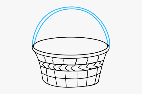 Корзинка для рисования для детей