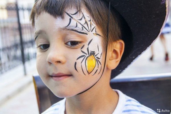 Легкий аквагрим для мальчиков