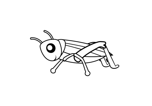 Богомол раскраска