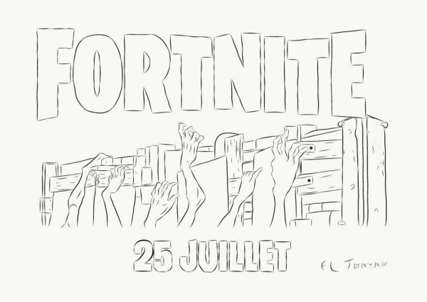 Раскраски Fortnite Battle Royale